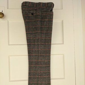 JOSEPH wool plaid pants